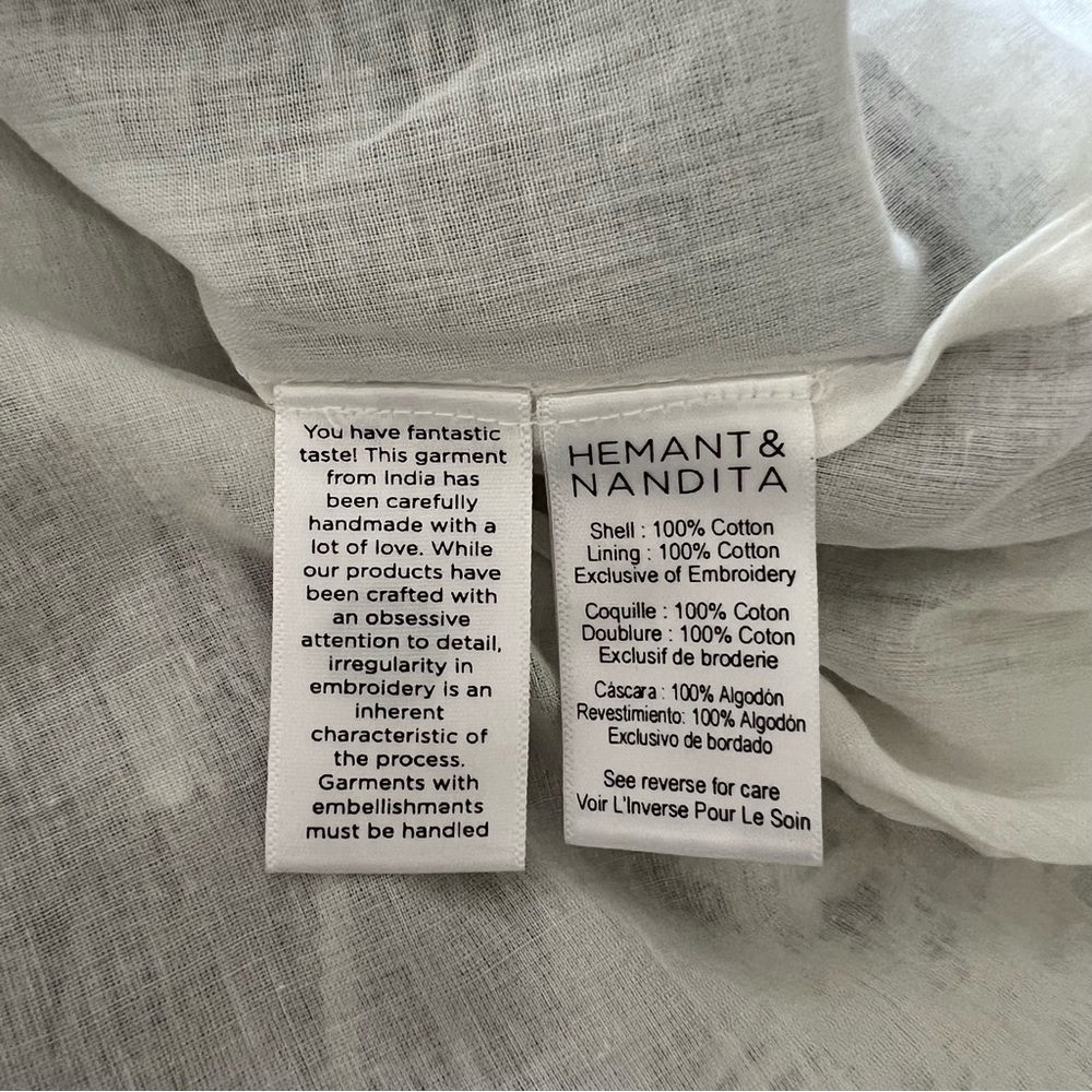 Hemant & Nandita Anew Dress in Black - Picture 15 of 16